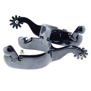 Plain Blued Steel Spurs .